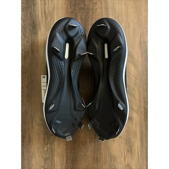 Adidas UltraBoost Light Metal Baseball Cleats Men Size 11 Black White ID8610 - Picture 6 of 7